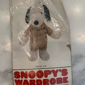 Vintage snoopy wardrobe trench coat